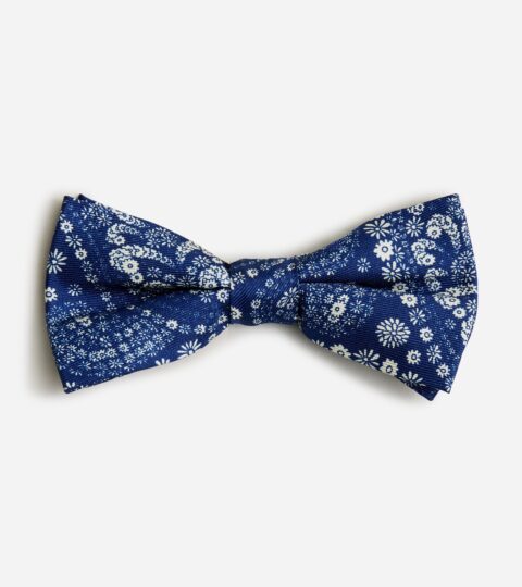 Kids’ Silk Bow Tie In Paisley