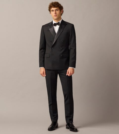 Ludlow Slim-fit Double-breasted Tuxedo Jacket In Italian Wool