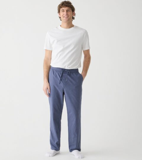 Pajama Pant In Cotton Poplin