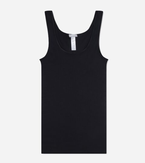 HANRO® Cotton Seamless Round-neck Tank Top