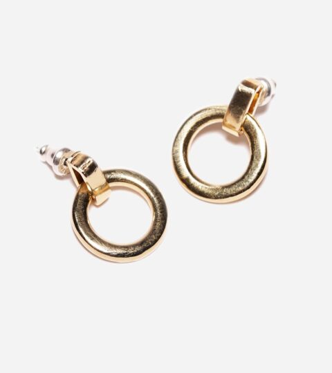 Odette New York® Beau Hoop Earrings In Brass