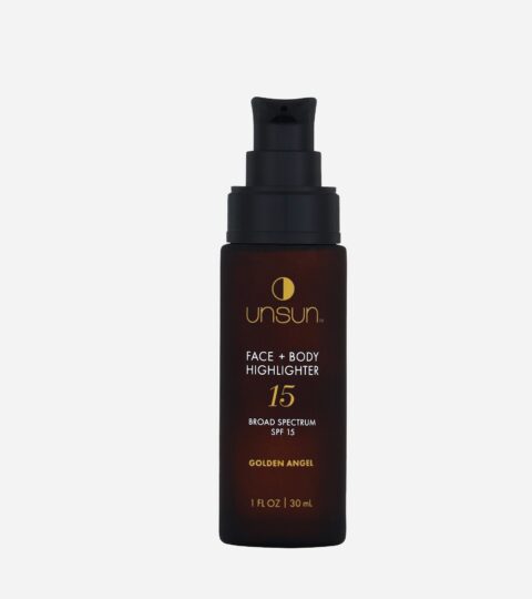 Unsun Cosmetics™ Face And Body Highlighter SPF 15 In “Golden Angel”