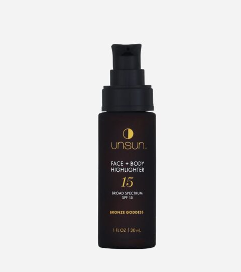 Unsun Cosmetics™ Face And Body Highlighter SPF 15 In “bronze Goddess”