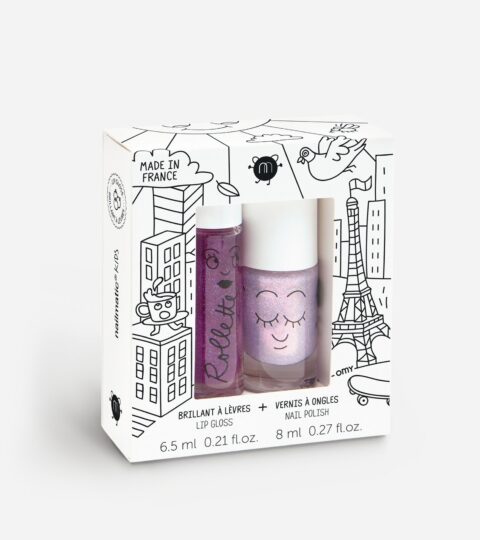 Nailmatic® Kids’ Lovely City Nail Polish And Lip Gloss Set