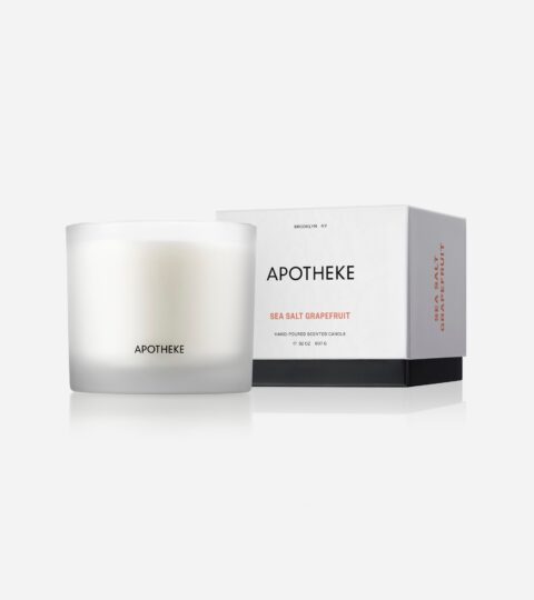 Apotheke Sea Salt Grapefruit Three-wick Candle