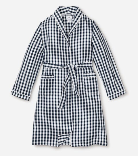 Petite Plume™ Men’s Robe In Gingham