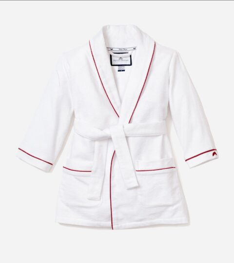 Petite Plume™ Kids’ Flannel Robe With Piping