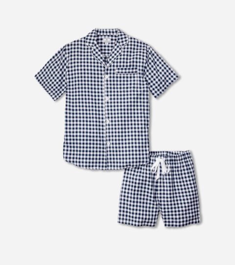 Petite Plume™ Men’s Gingham Short Set