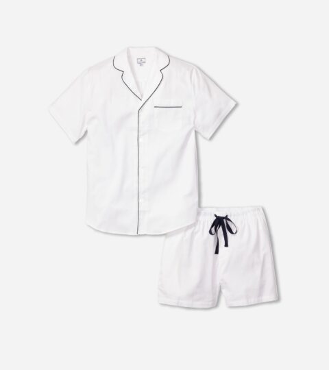 Petite Plume™ Men’s Short Set With Piping