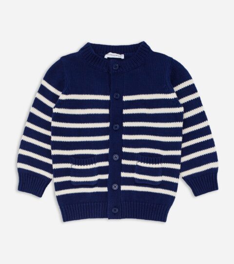 Kids&apos; Minnow™ Striped Knit Cardigan Sweater