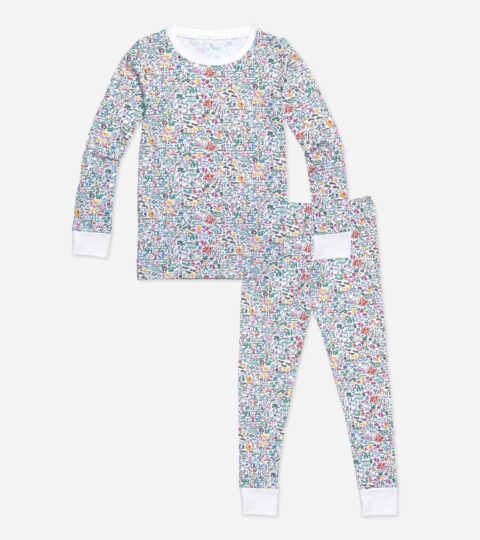 Joy Street Kids™ Kids&apos; Bunny Garden Two-piece Pajamas