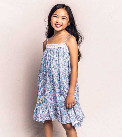 Petite Plume™ Girls&apos; Fleur D&apos;Azur Lily Nightgown