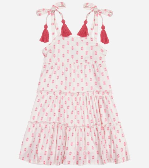 Girls’ Mer St. Barth™ Shoulder-tie Sundress In Dobby