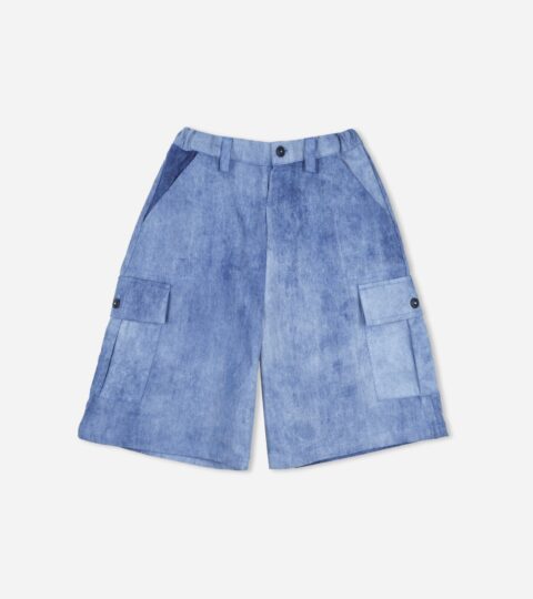 The Sunday Collective Kids’ Brooklyn Cargo Short In Denim